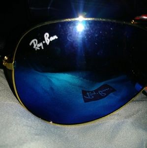 Blue lens Ray-Ban Glasses